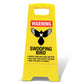Yellow A - Frame - Warning Swooping Bird - New Signs