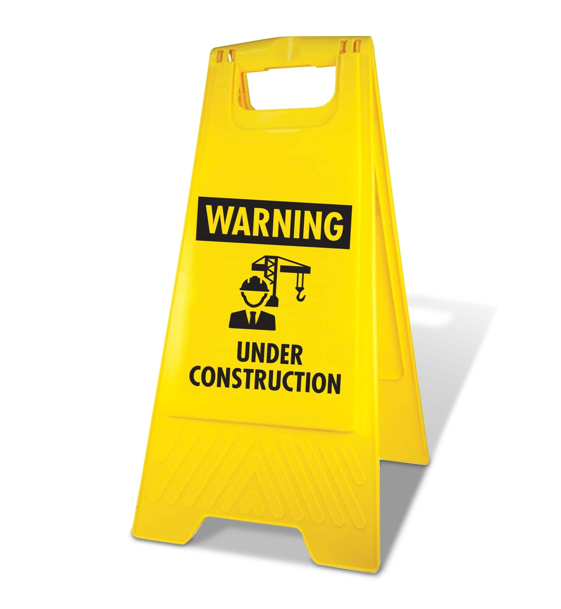 Yellow A - Frame - Warning Under Construction - New Signs