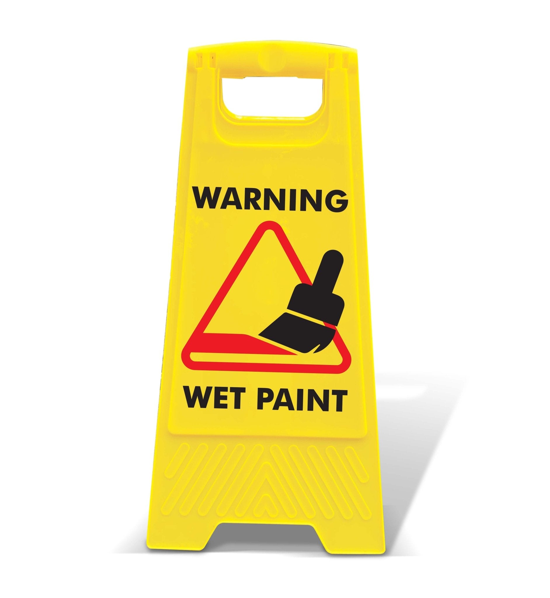 Yellow A - Frame - Warning Wet Paint - New Signs