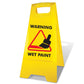 Yellow A - Frame - Warning Wet Paint - New Signs