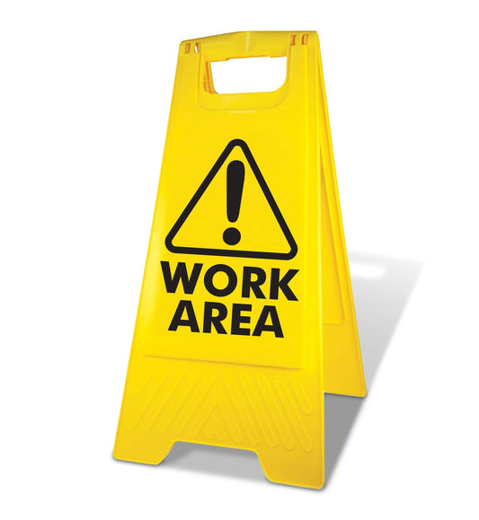 Yellow A - Frame - Work Area - New Signs