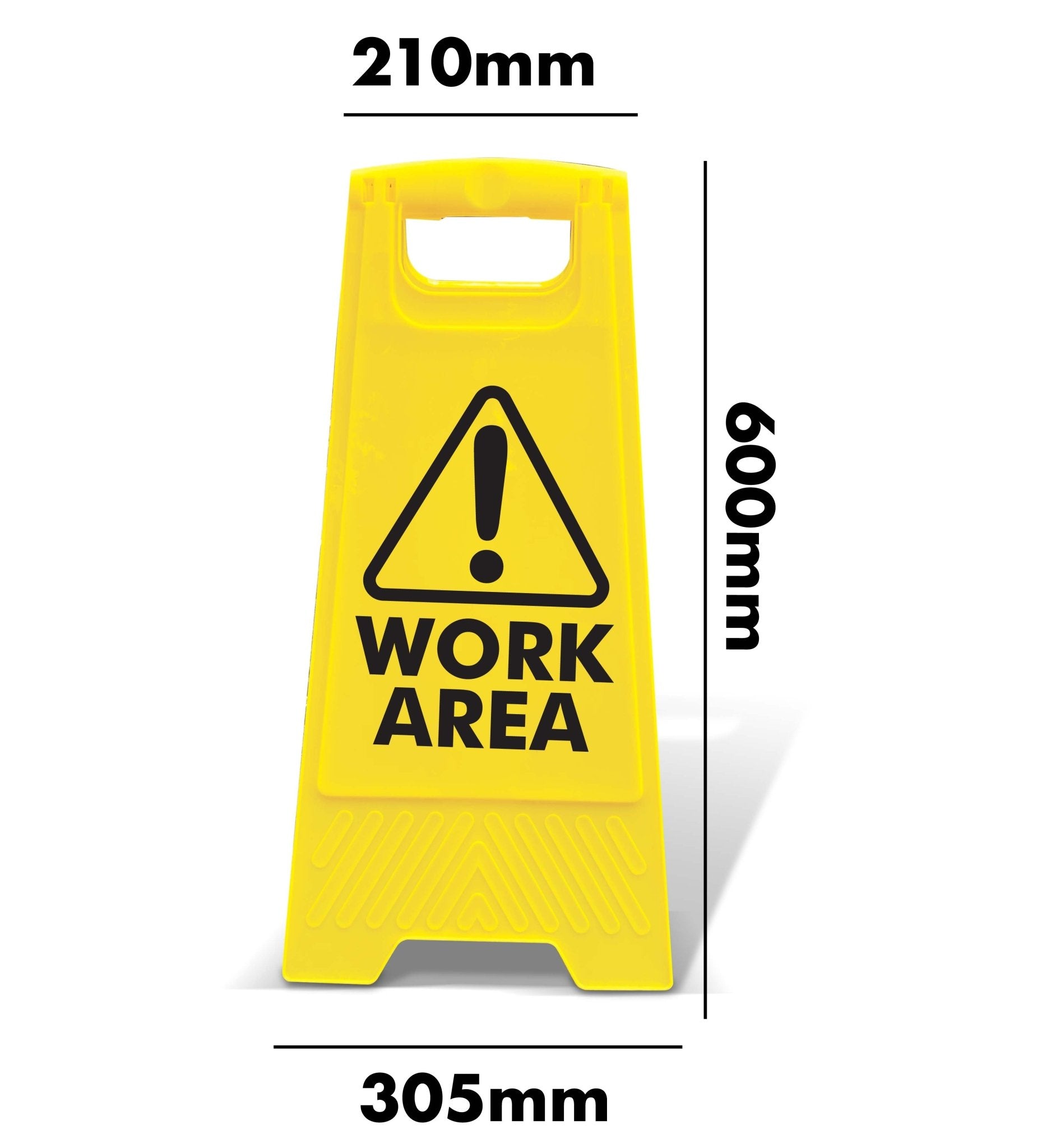 Yellow A-Frame - Work Area – New Signs