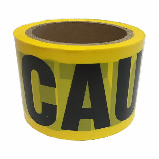 Yellow and Black Printed Caution Tape - New Signs