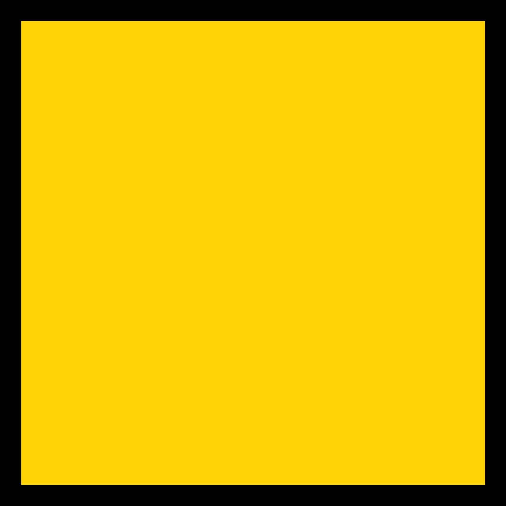 Yellow Blank Square Multi Message Traffic Sign - New Signs