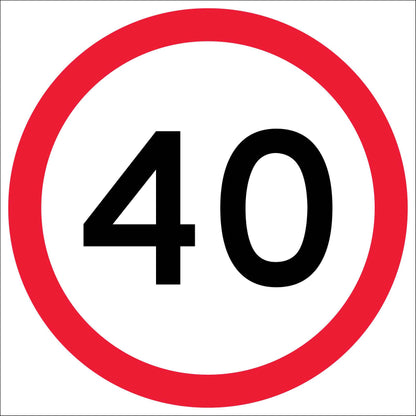 40km Multi Message Traffic Sign