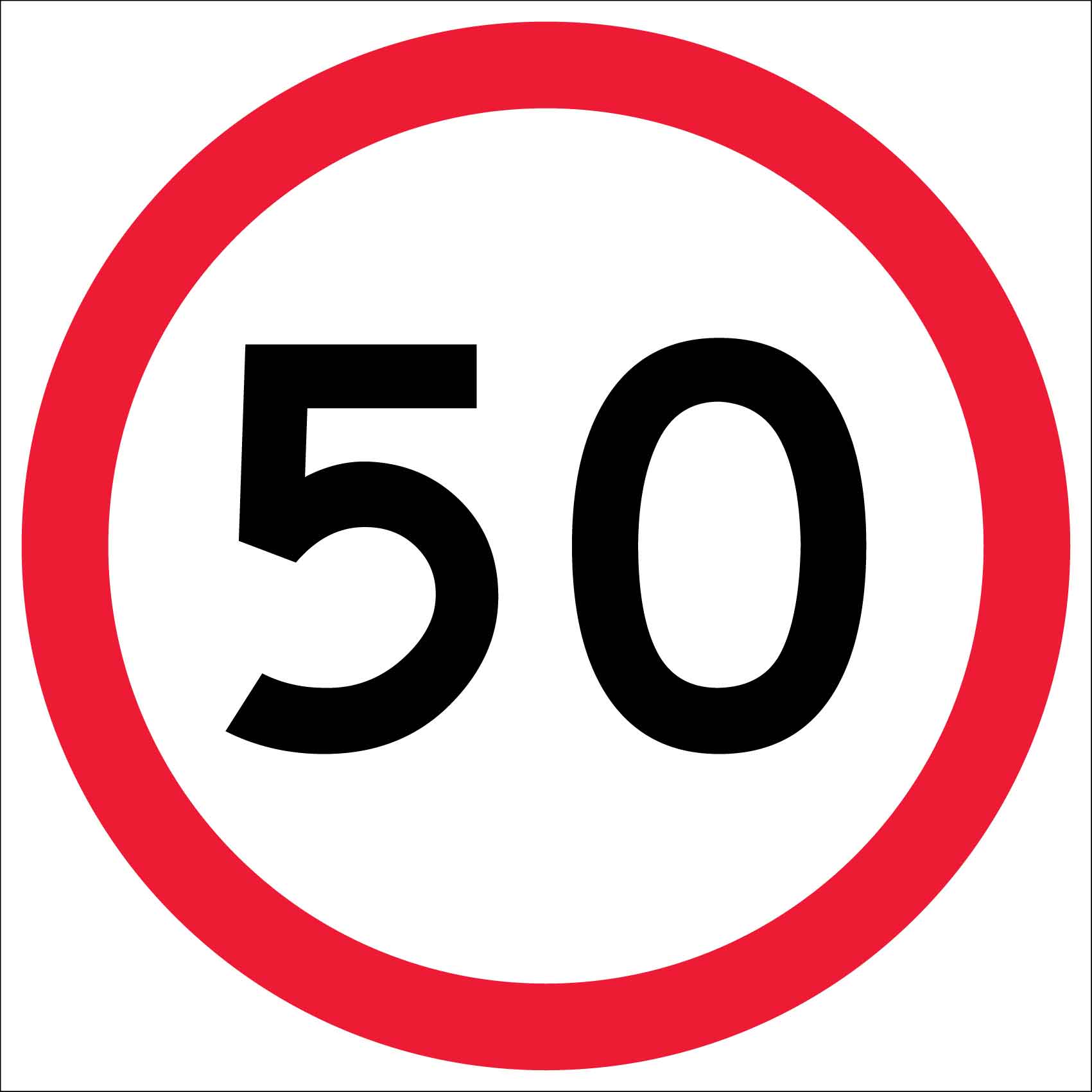 50km Multi Message Traffic Sign - New Signs