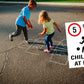 5km Speed Limit Children At Play Sign - New Signs