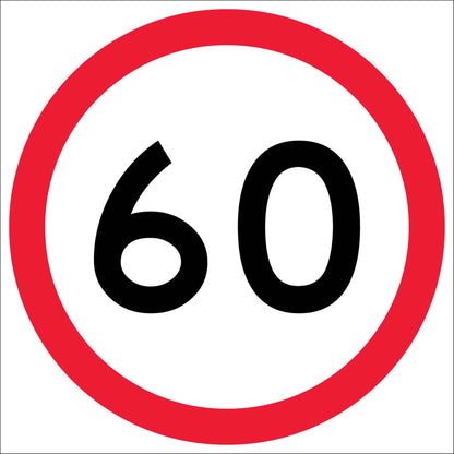 60km Multi Message Traffic Sign - New Signs