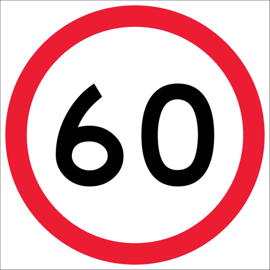 60km Multi Message Traffic Sign - New Signs