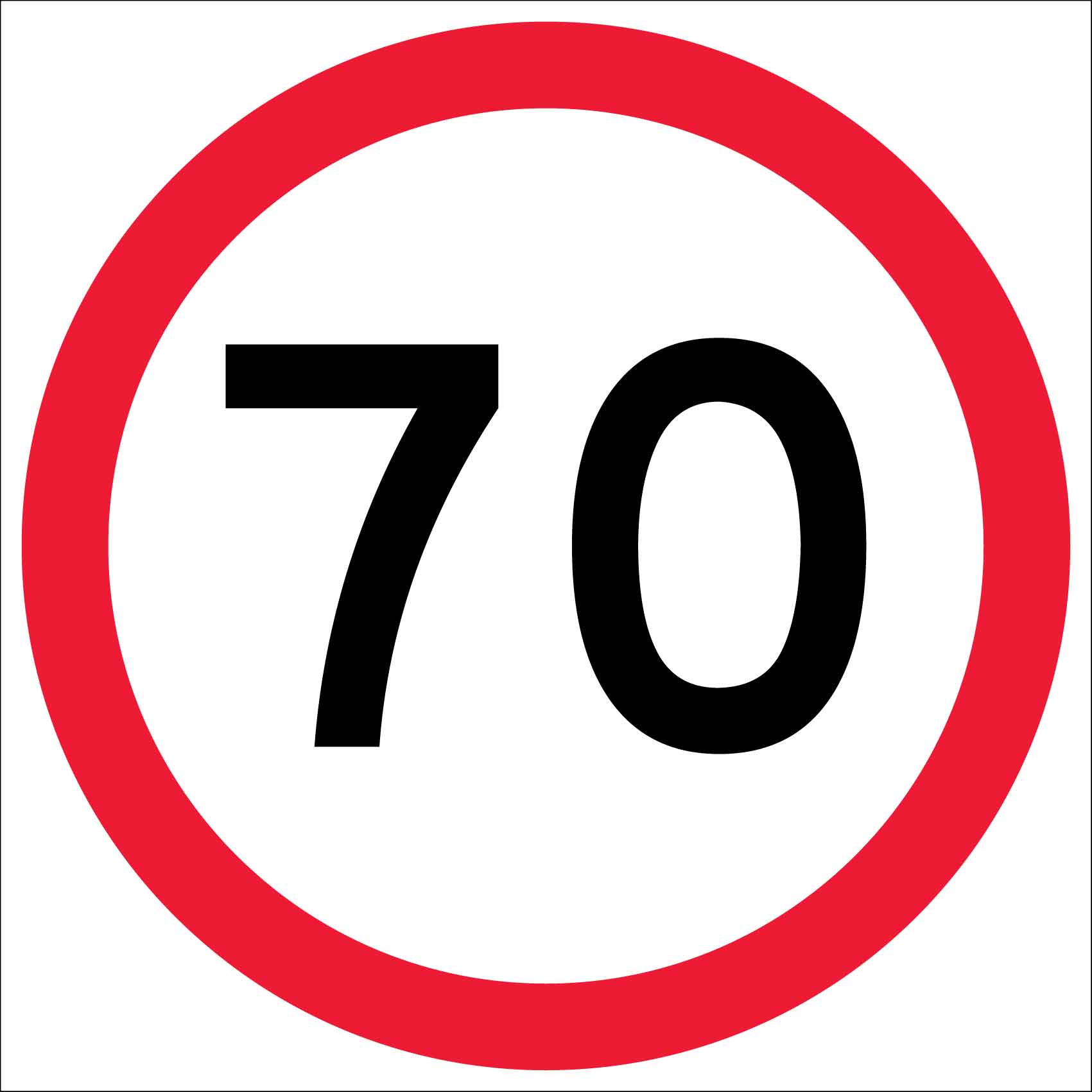 70km Multi Message Traffic Sign - New Signs