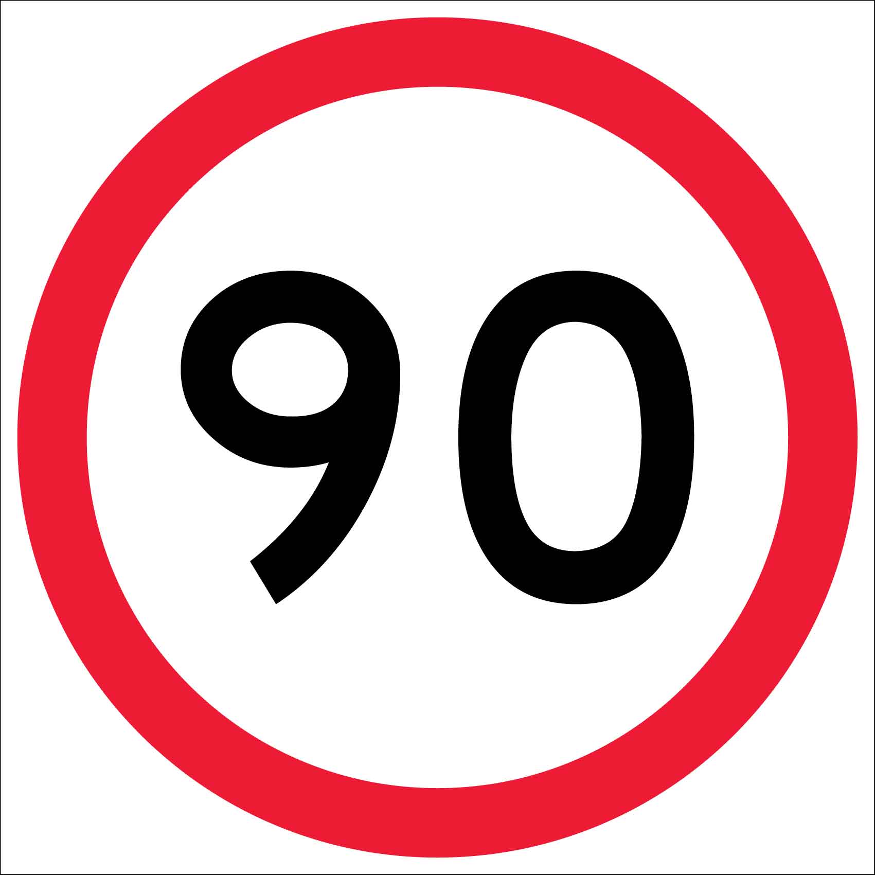 90km Multi Message Traffic Sign - New Signs