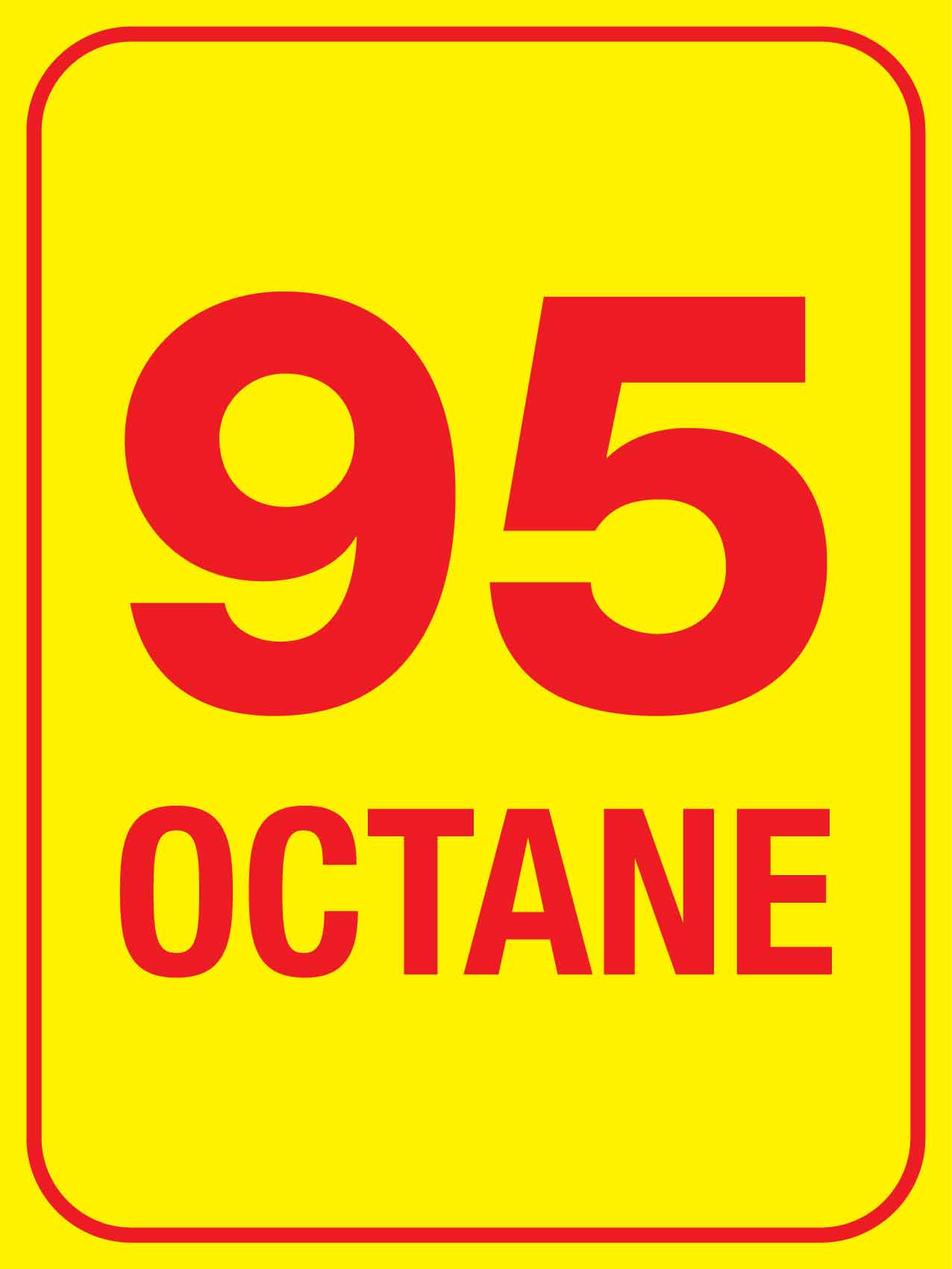 95 Octane Sign – New Signs