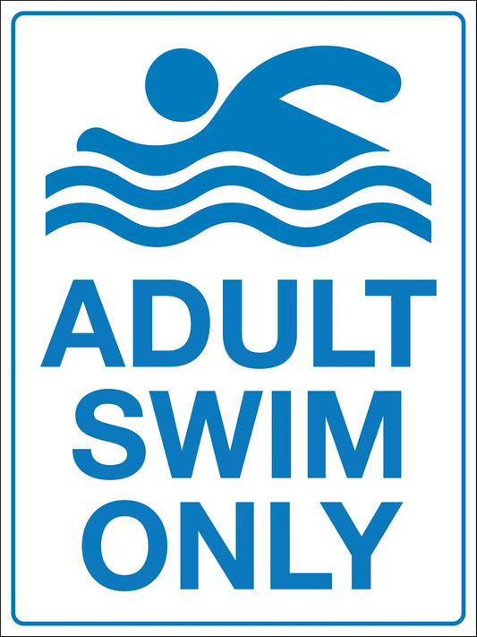 Adult Swim Only Sign