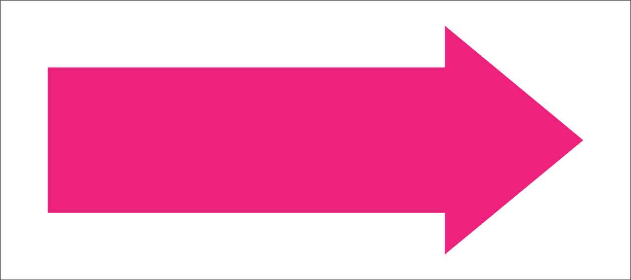 Arrow Sign Pink – New Signs