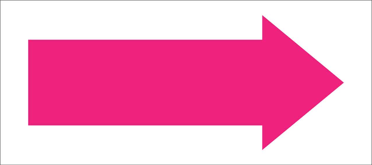 Arrow Sign Pink
