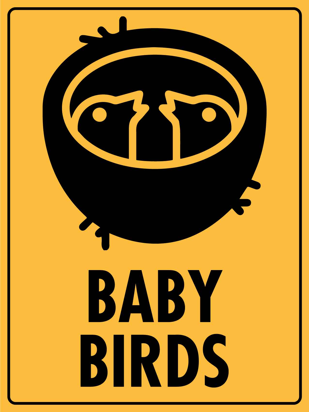 Baby Birds Sign