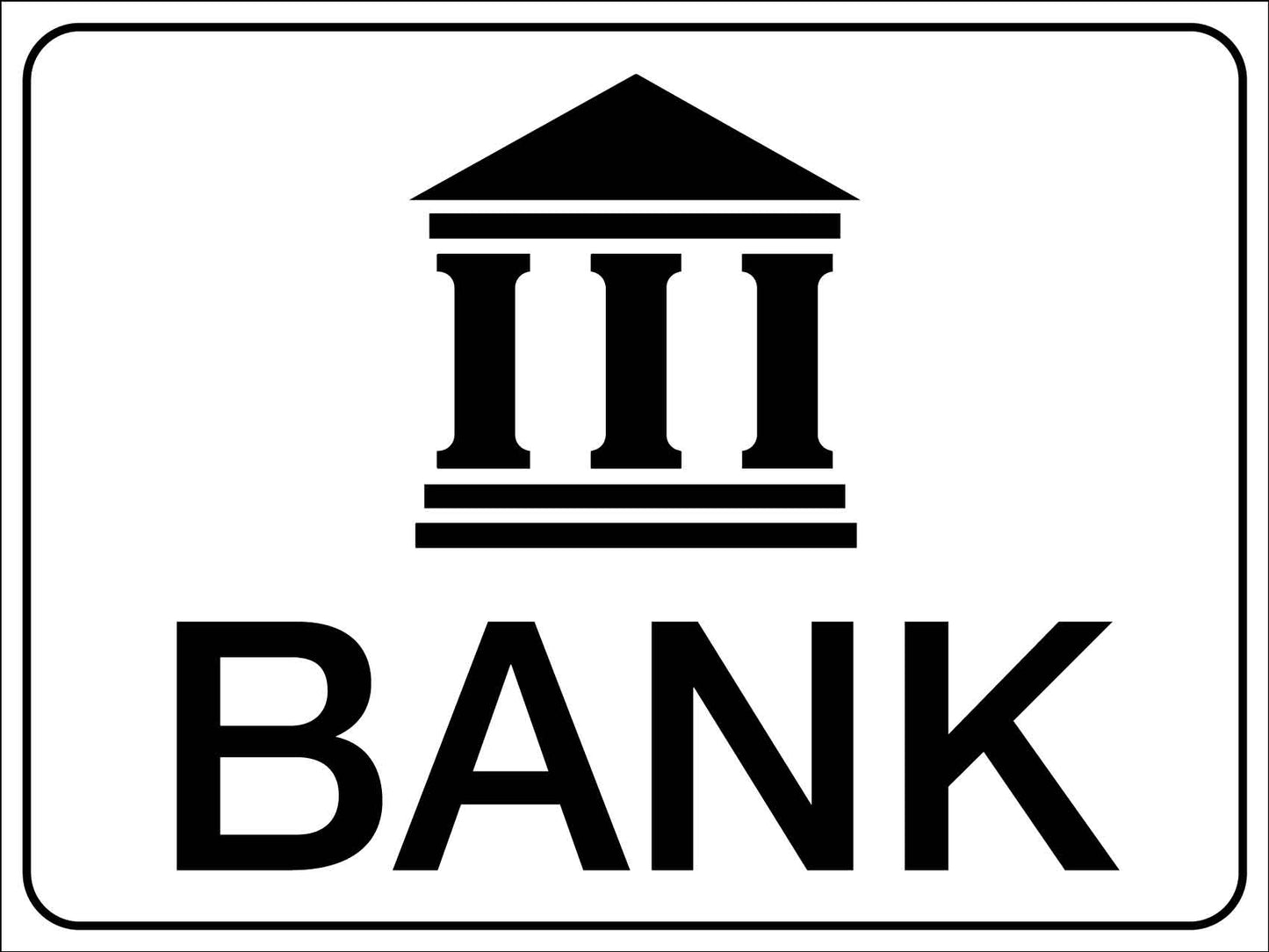 Bank Sign