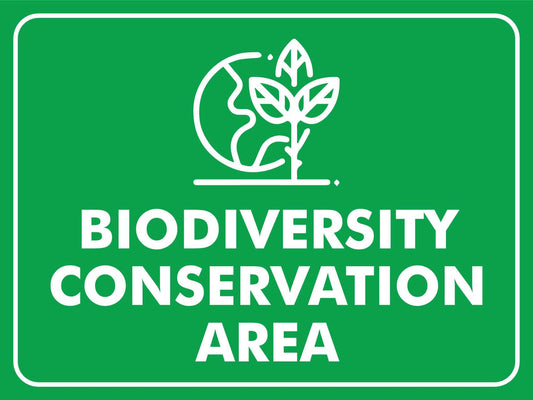 Biodiversity Conservation Area Sign