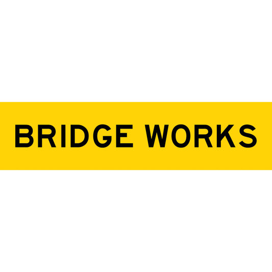 Bridge Works Multi Message Traffic Sign