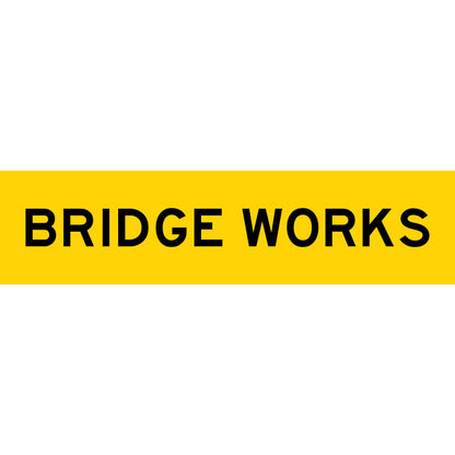 Bridge Works Multi Message Traffic Sign