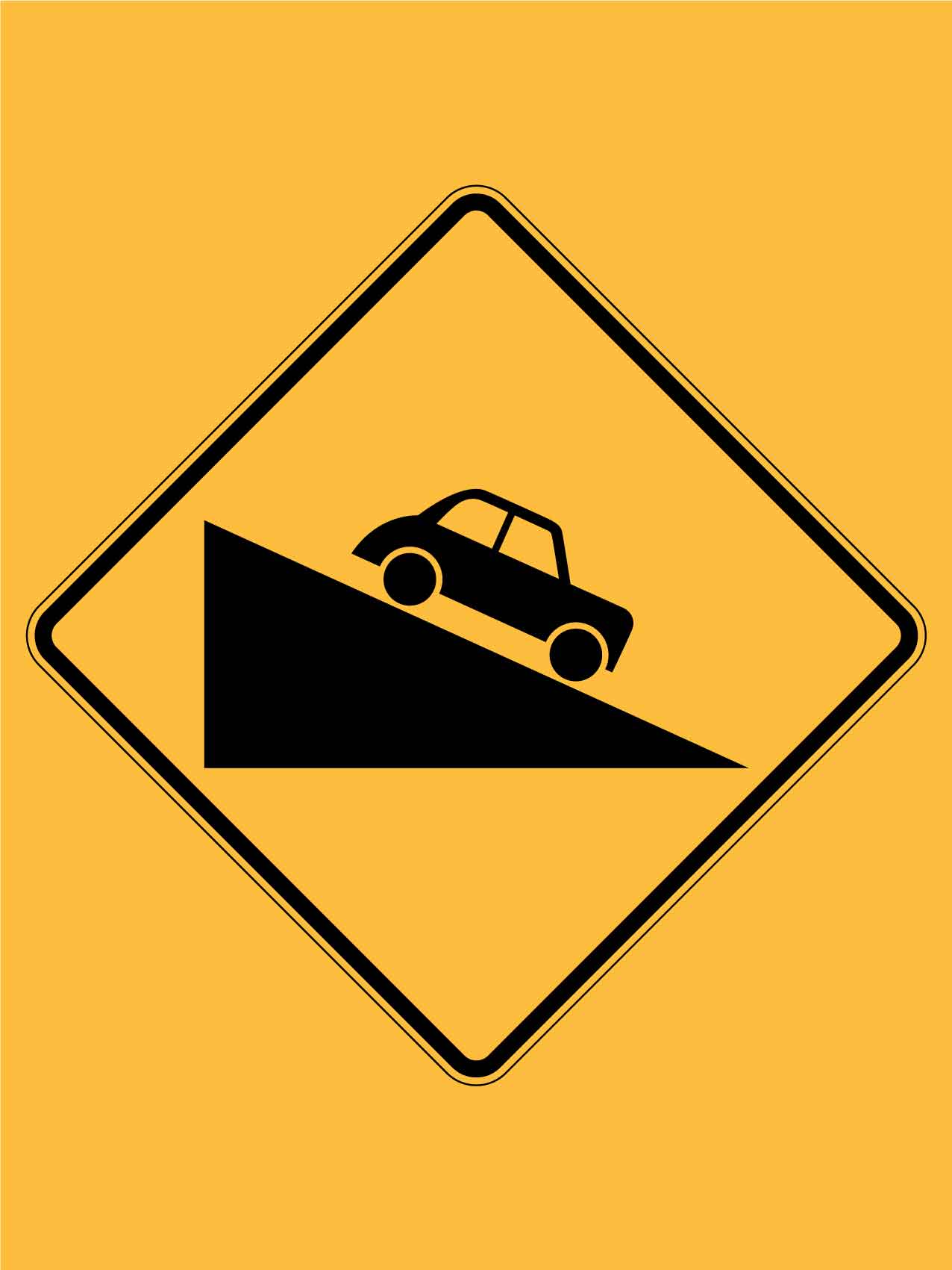 Car Decline Sign