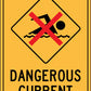 Caution Dangerous Current Sign