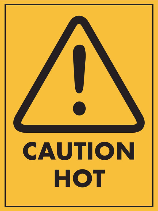 Caution Hot Sign