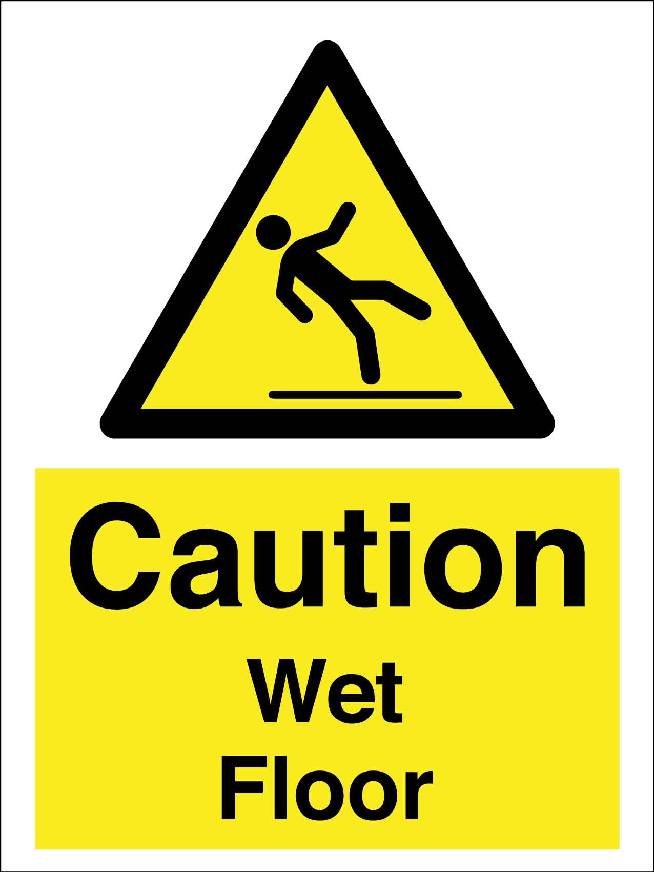 Caution Wet Floor Wet