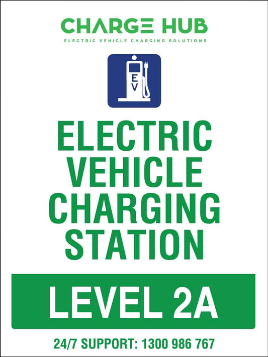 CH Charge Hub Electric Charging Stations Level 2A Sign