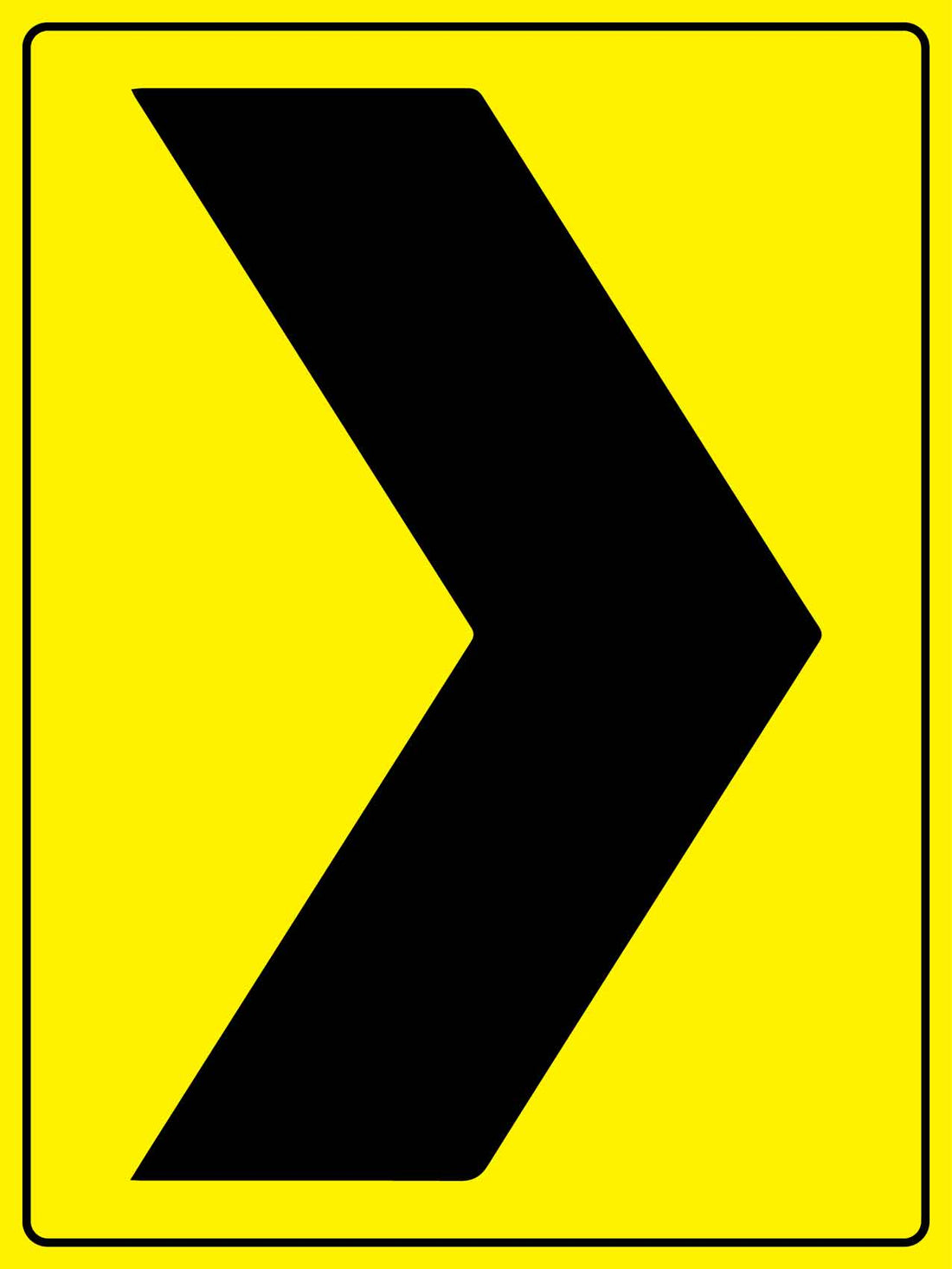 Chevron Right Sign – New Signs