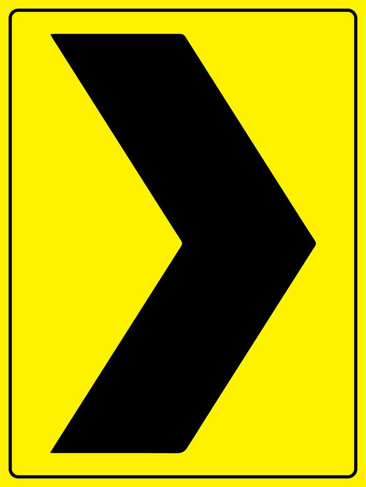 Chevron Right Sign – New Signs