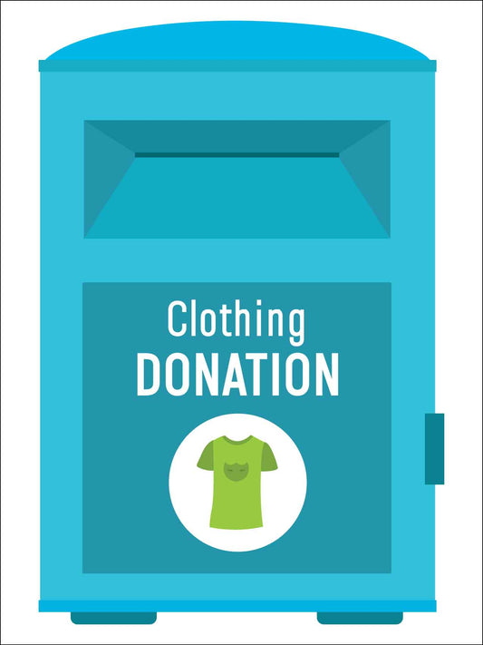 Clothing Donation Sign