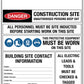 Construction Site Entry PPE Building Sign Sign