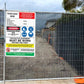 Construction Site Entry Building Sign