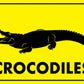 Crocodile Sign