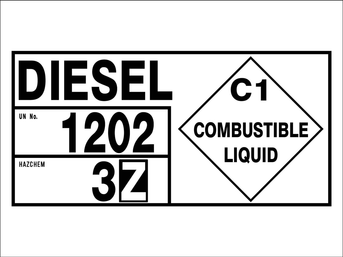 Diesel 1202 3z Sign