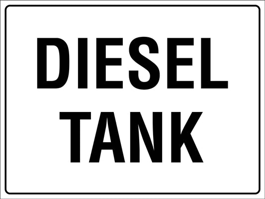 Diesel Tank Sign