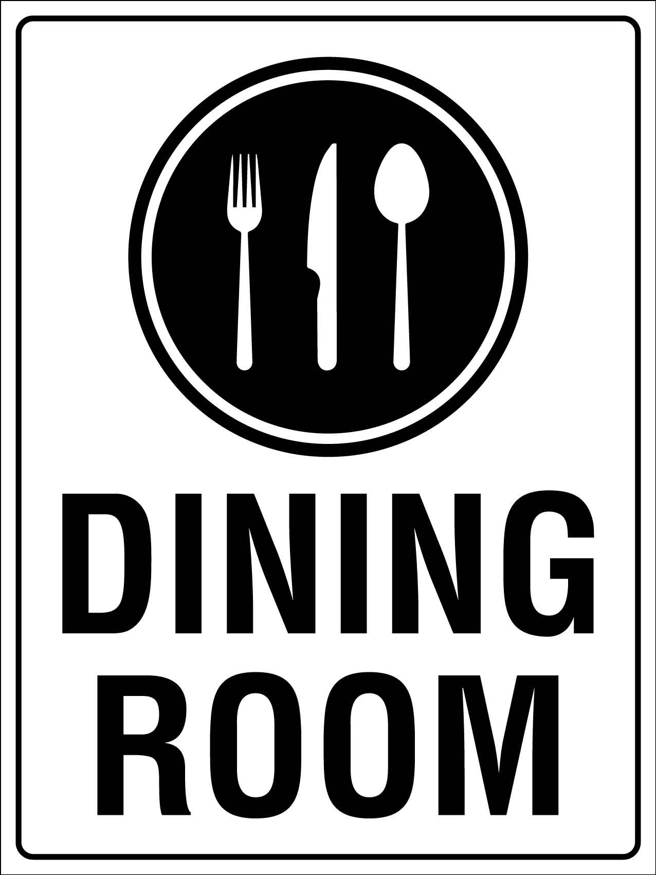 Dining Room Sign