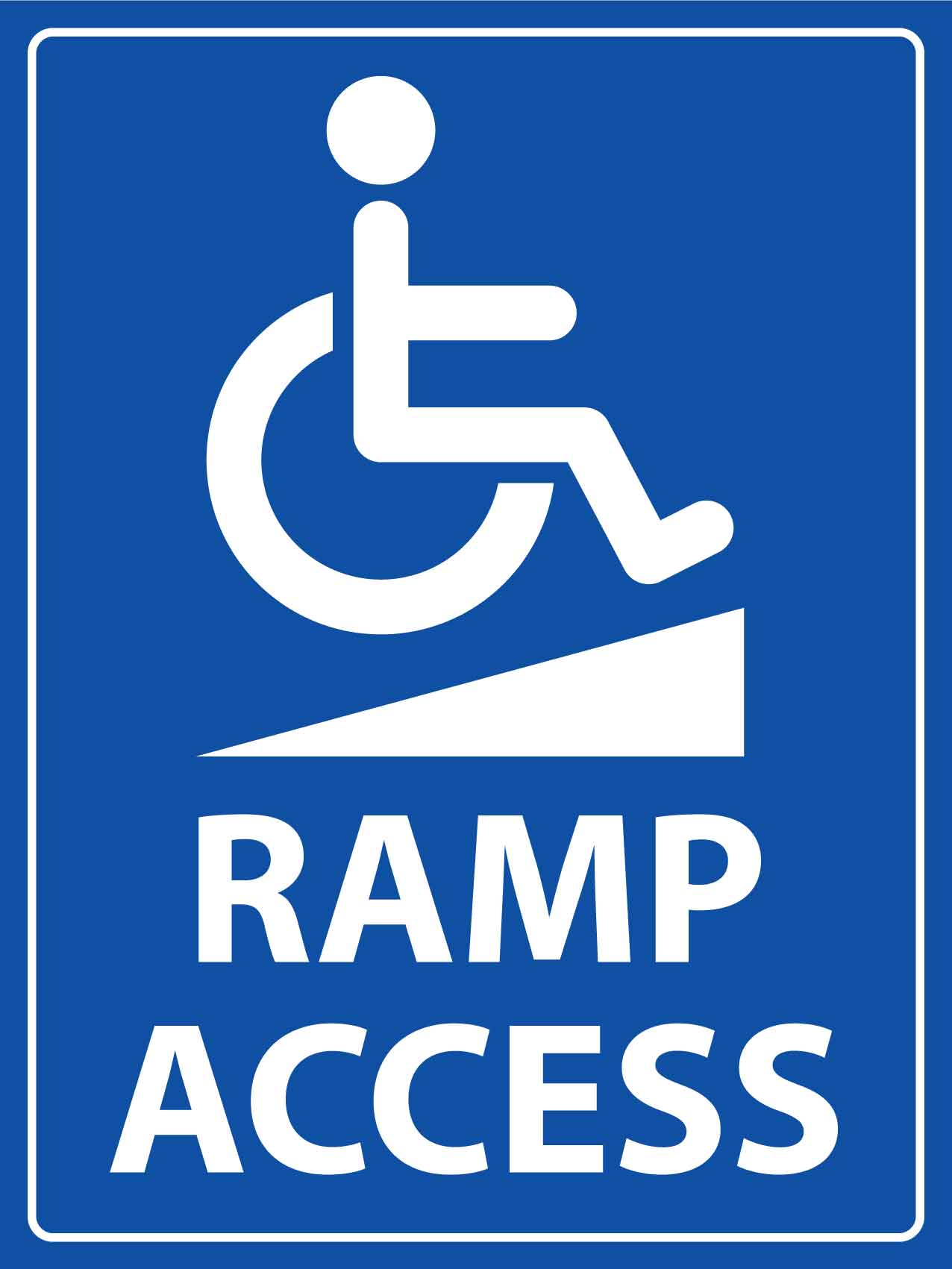Disabled Ramp Access Sign – New Signs