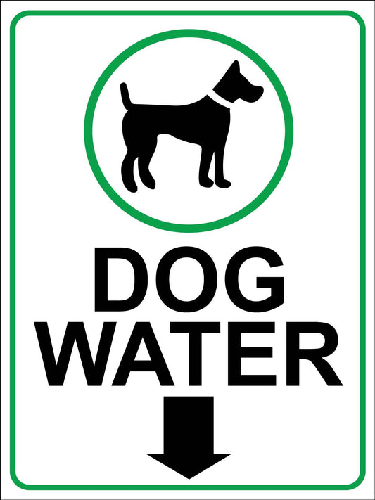Dog Water Sign