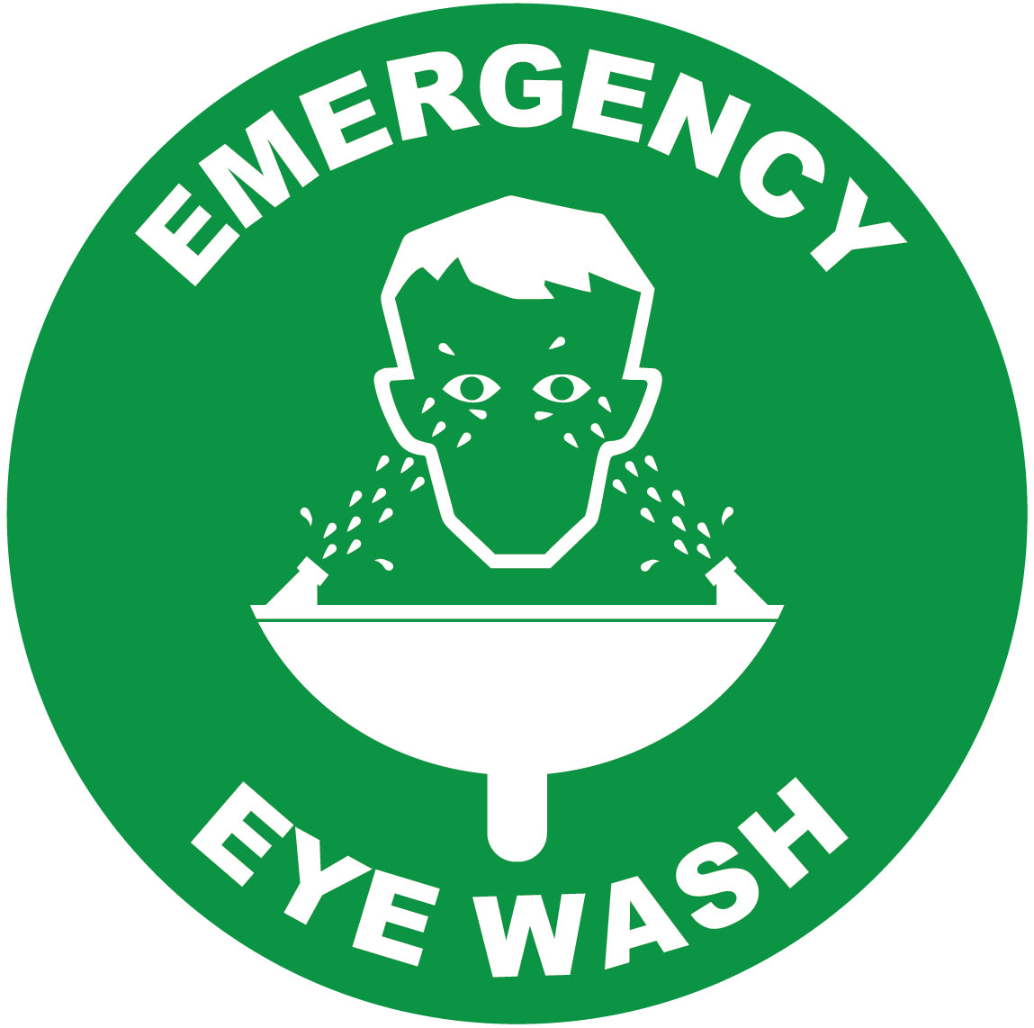 Emergency Eye Wash Decal