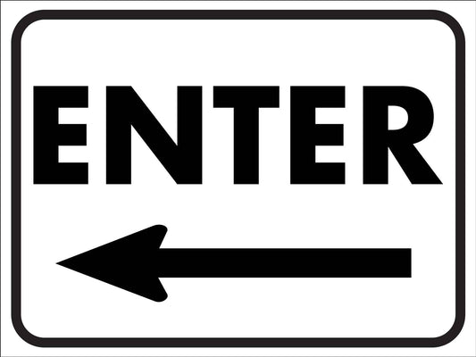 Enter (Left Arrow) Sign