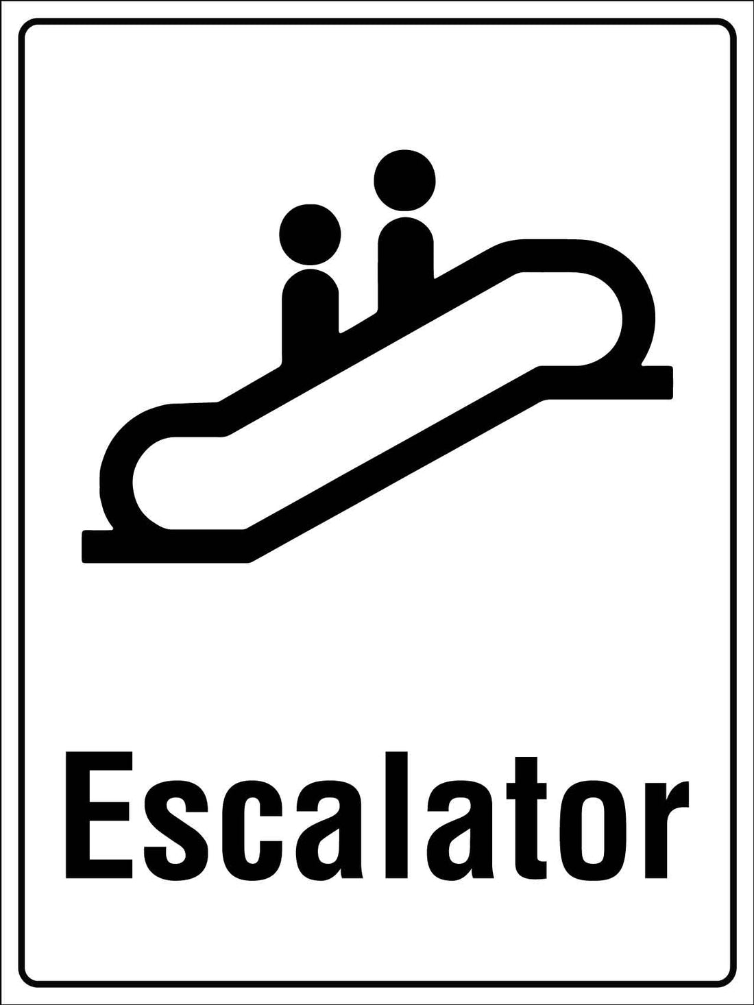 Escalator Sign – New Signs