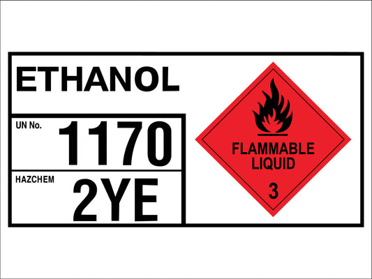 Ethanol 1170 2YE Sign