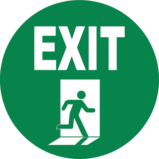 Exit Green Decal