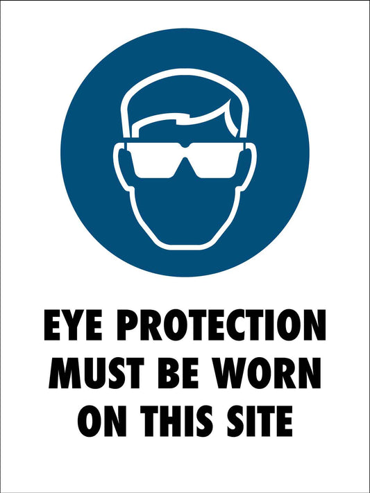 Eye Protection Site Sign