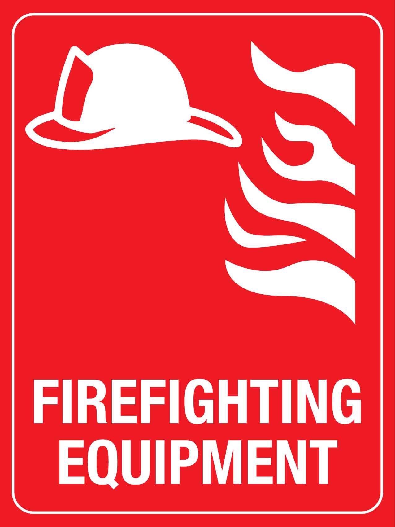 Fire Fighting Equipment Sign