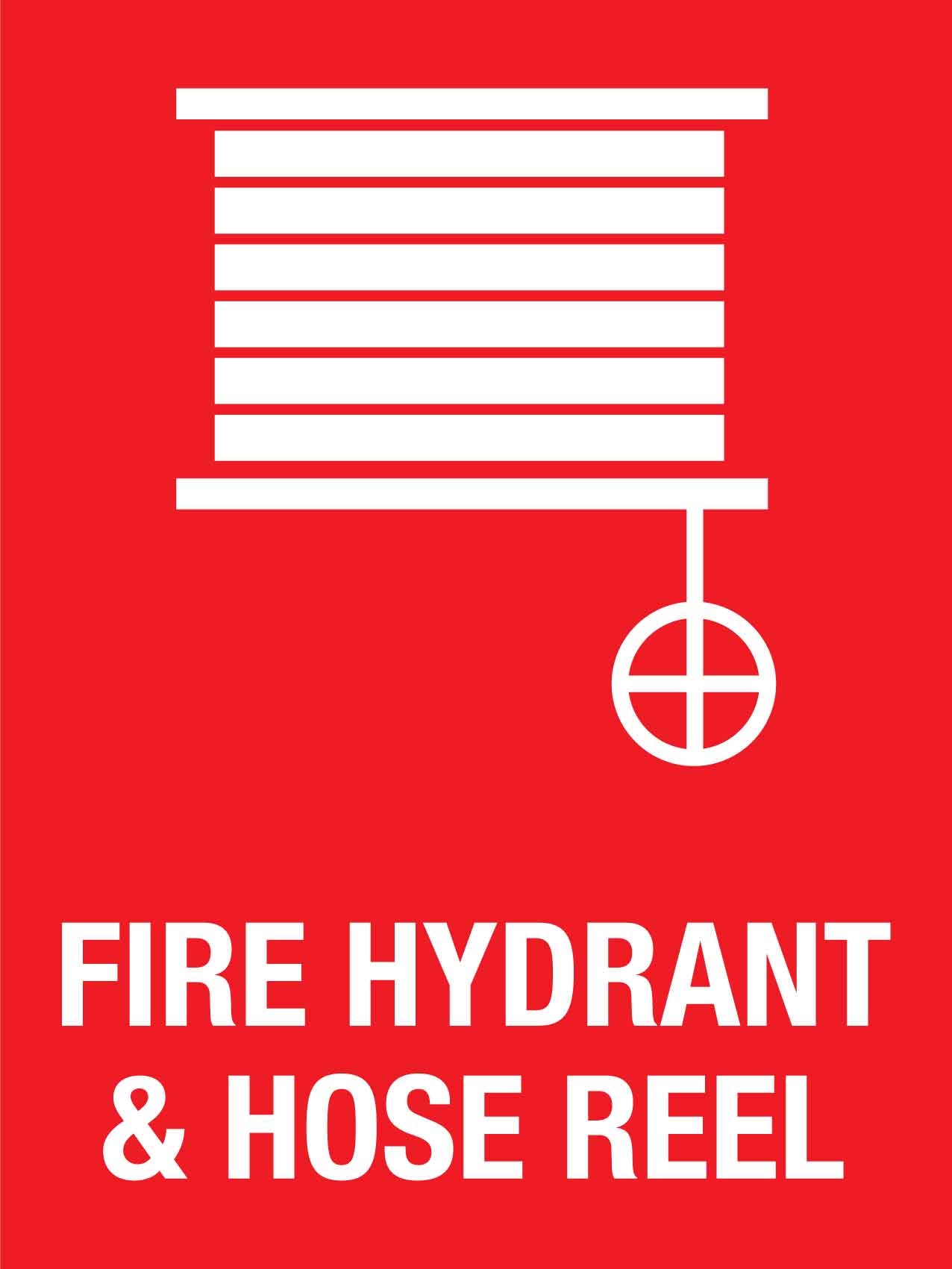 Fire Hydrant And Hose Reel Sign