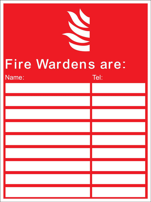 Fire Wardens Are Sign