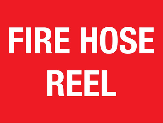 Fire Hose Reel Sign